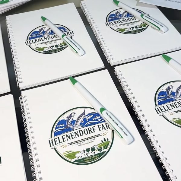 Branded notebook